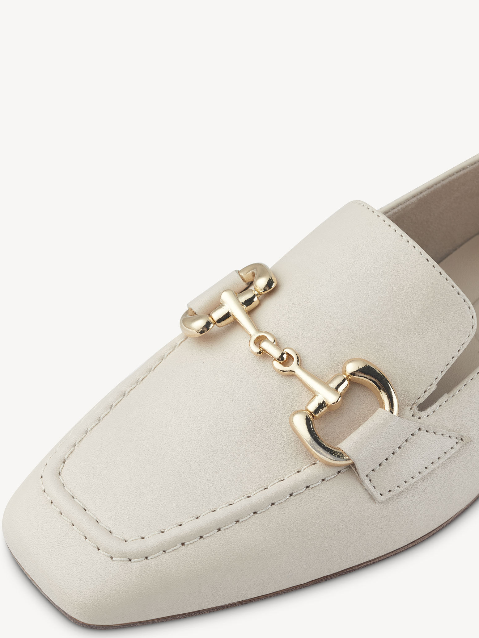 Slipper en cuir - beige