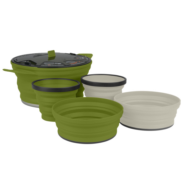 X-SET: 31 5PC (X-POT 2.8L, 2 X-BOWLS, 2 X-MUGS) - Geschirrset
