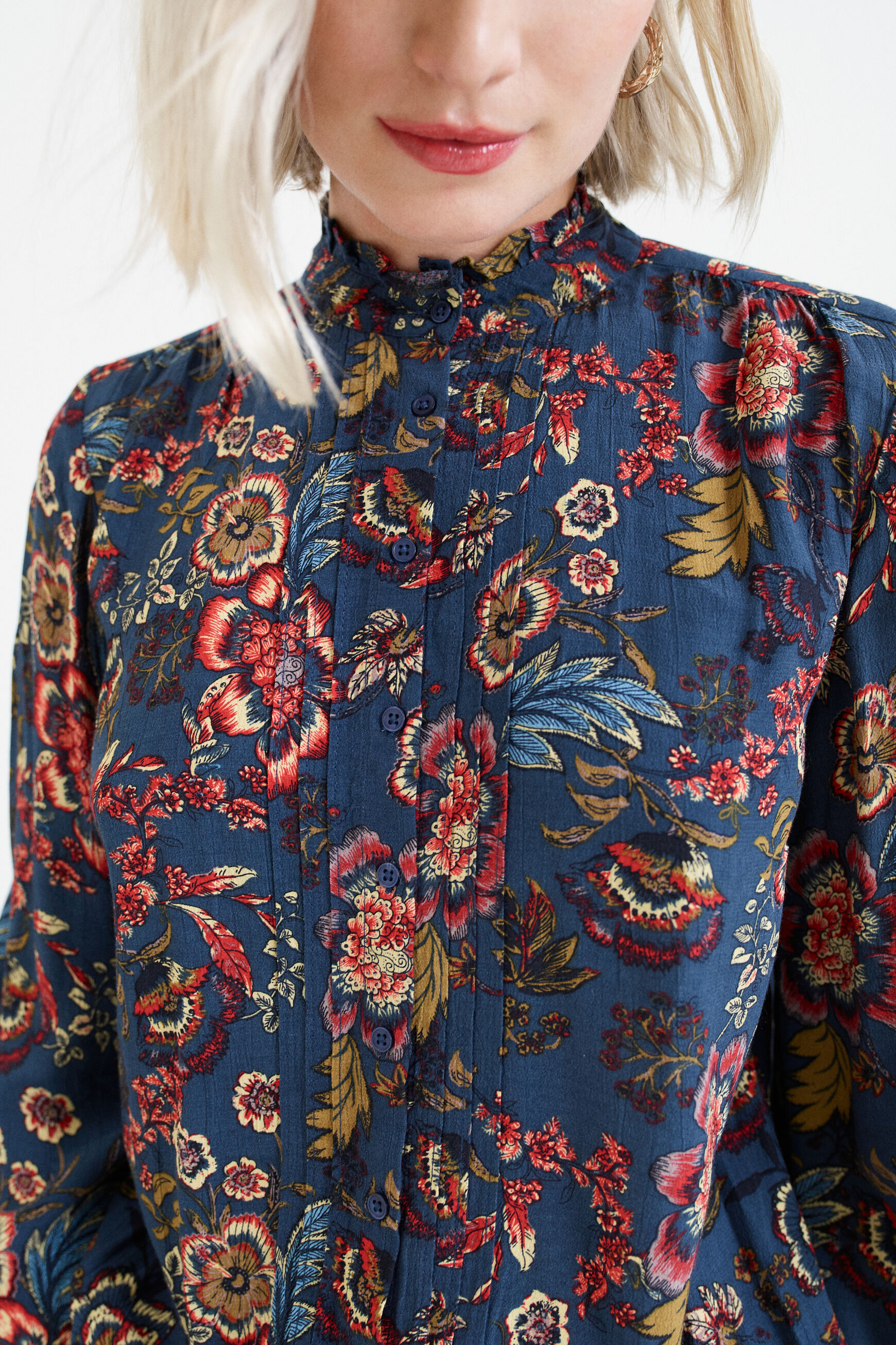 robe sybil bleu marine femme