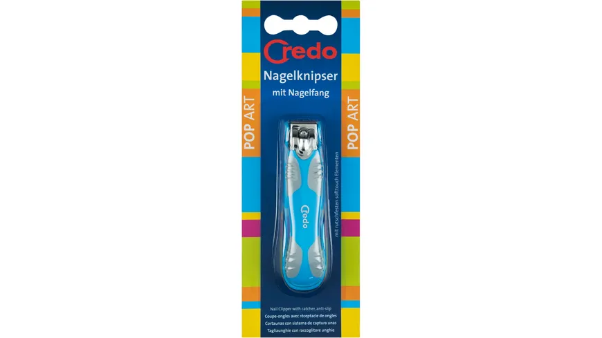 Credo Nagelknipser mit Nagelfang Pop Art