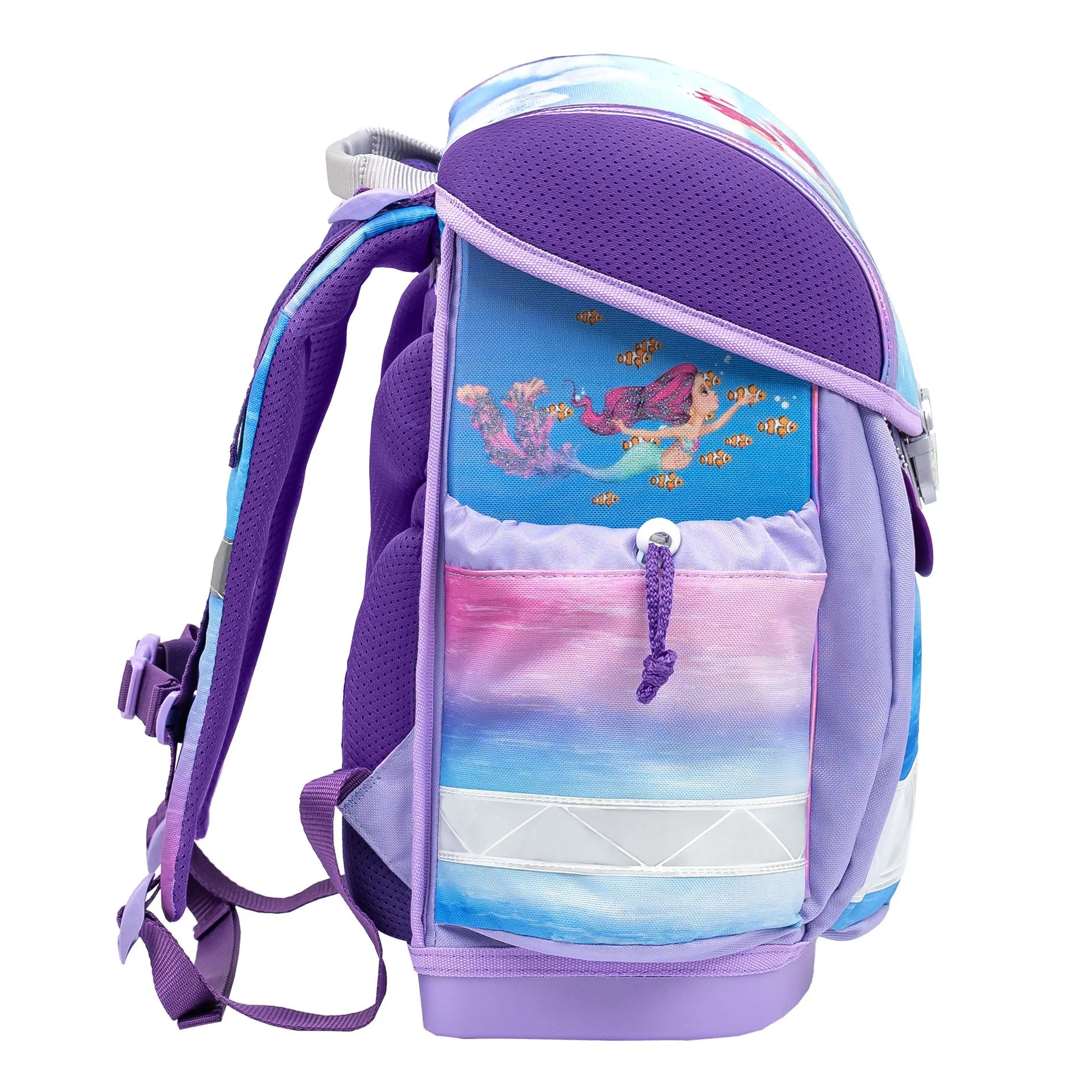 Belmil Classy ergonomisches Schulranzen-Set 4-teilig - Beautiful Mermaid