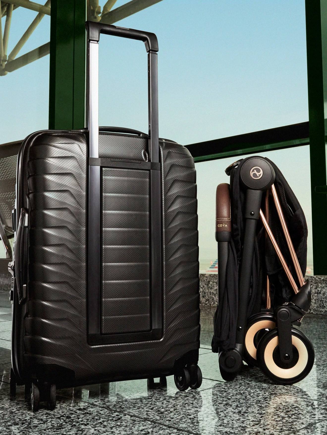 Poussette CYBEX Platinum Coya chrome brown/mirage grey