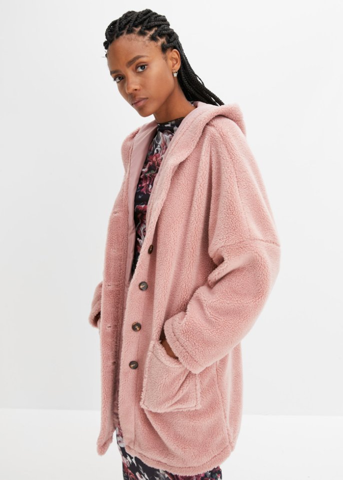 Oversize Teddy-Jacke