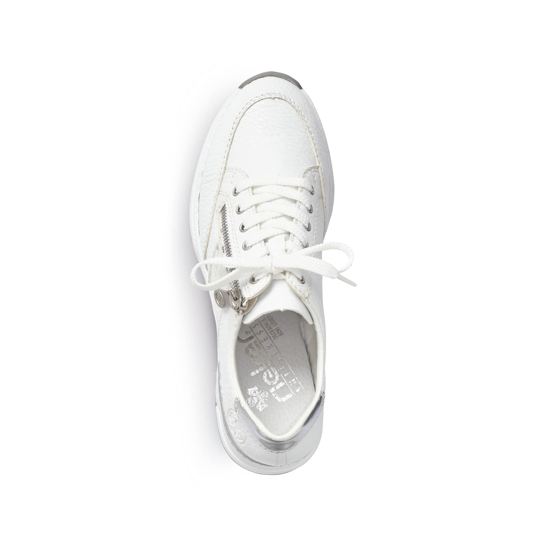Rieker Damen Sneaker Low schwanenweiss