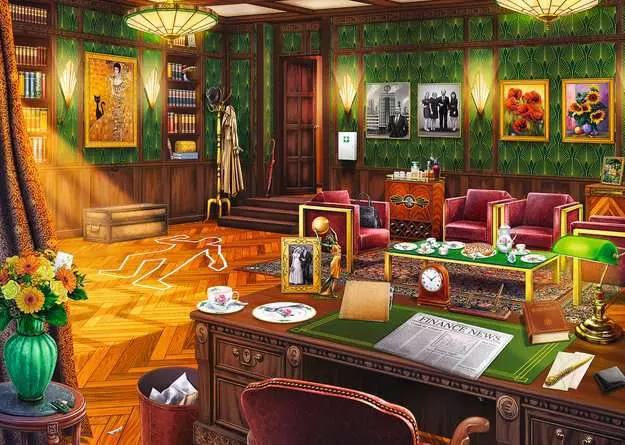 Puzzle 408 Teile - Puzzle X Crime: Ein mörderischer Geburtstag