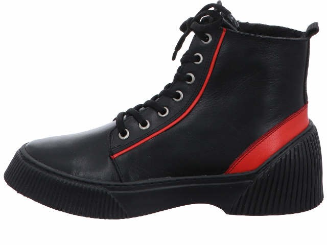 GEMINI Stiefeletten schwarz Schnürstiefelette schwarz