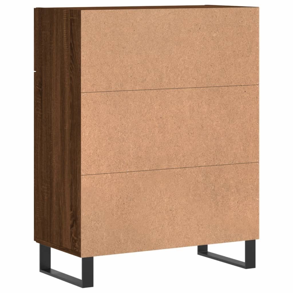 vidaXL Sideboard Sideboard Braun Eichen-Optik 69,5x34x90 cm Holzwerkstoff (1 St)