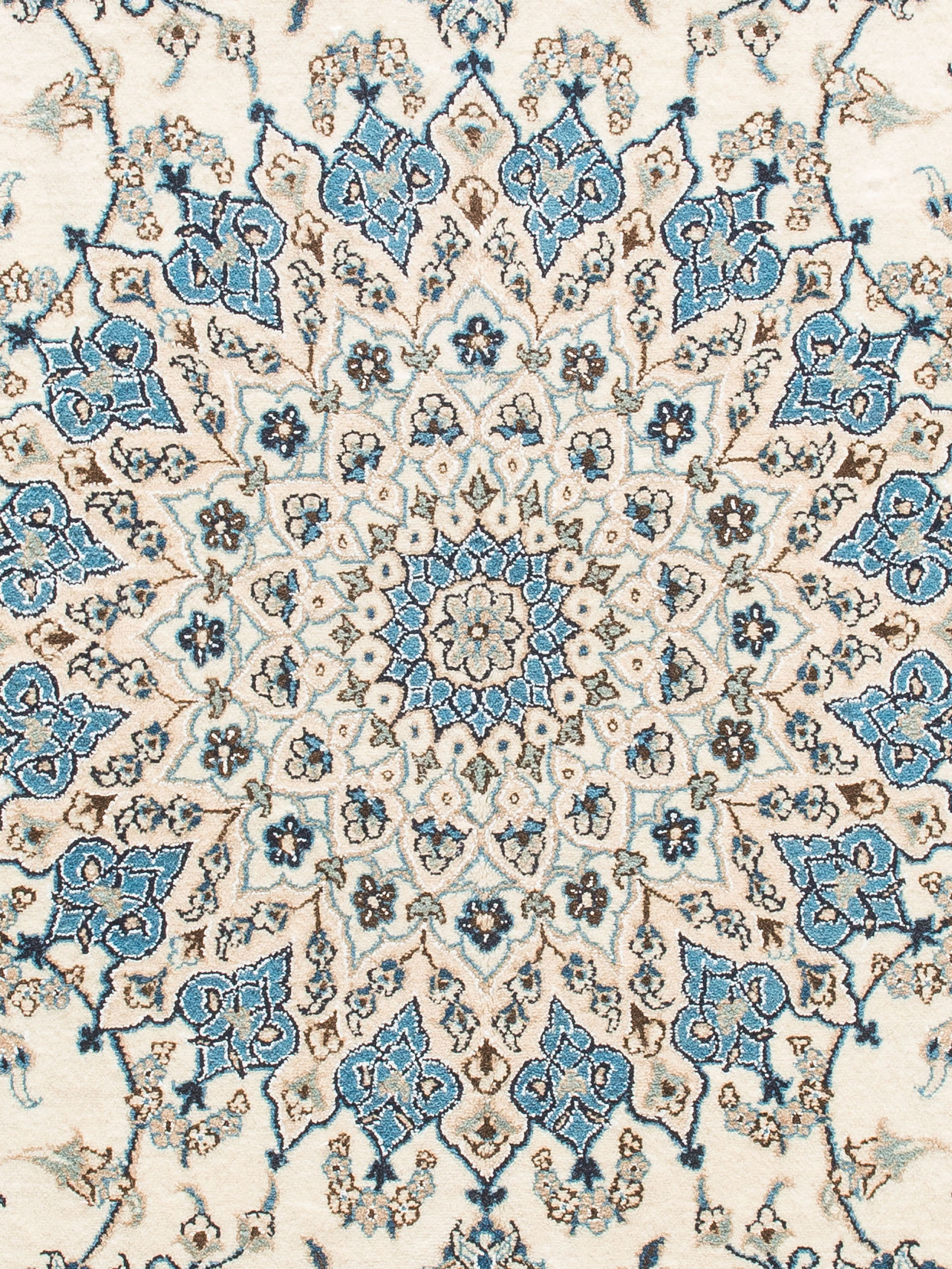 Kaschmar Nain 12 Lah ca. 245 x 346 cm, Unikat / Einzelstück