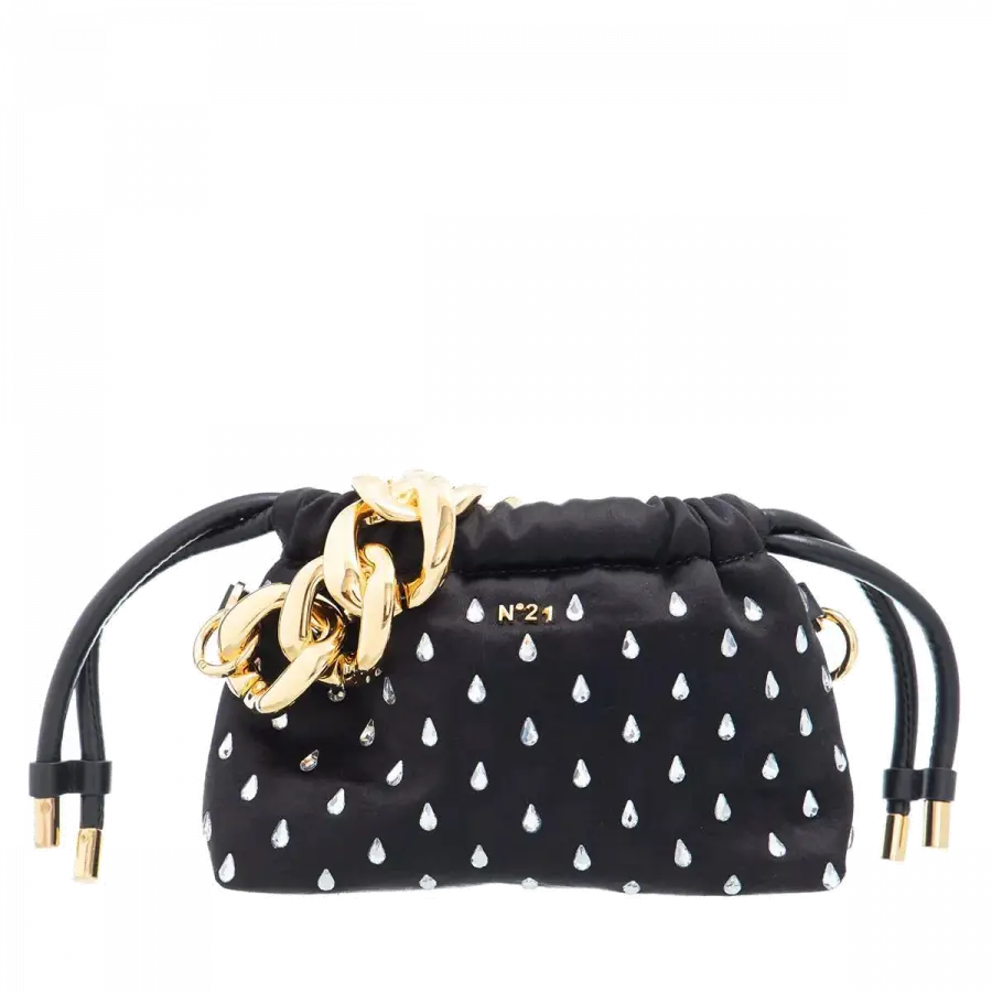 N°21 - N°21 Shoulder Bags Metallkette Black - schwarz