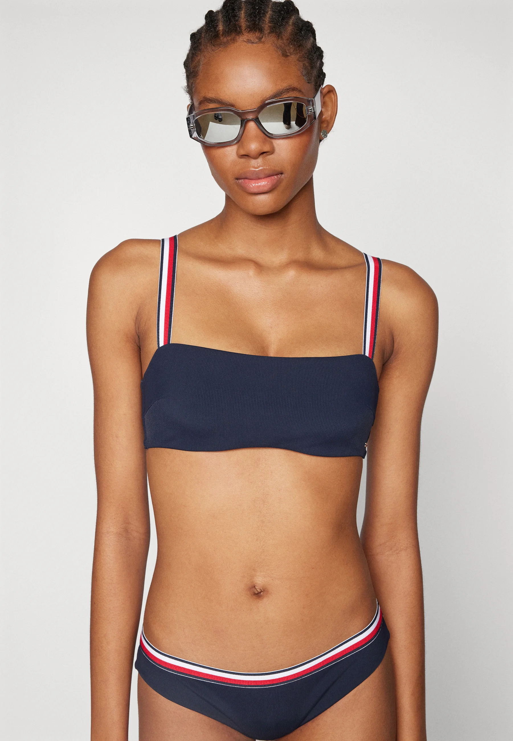 Tommy Hilfiger GLOBAL STRIPE BANDEAU - Top de bikini