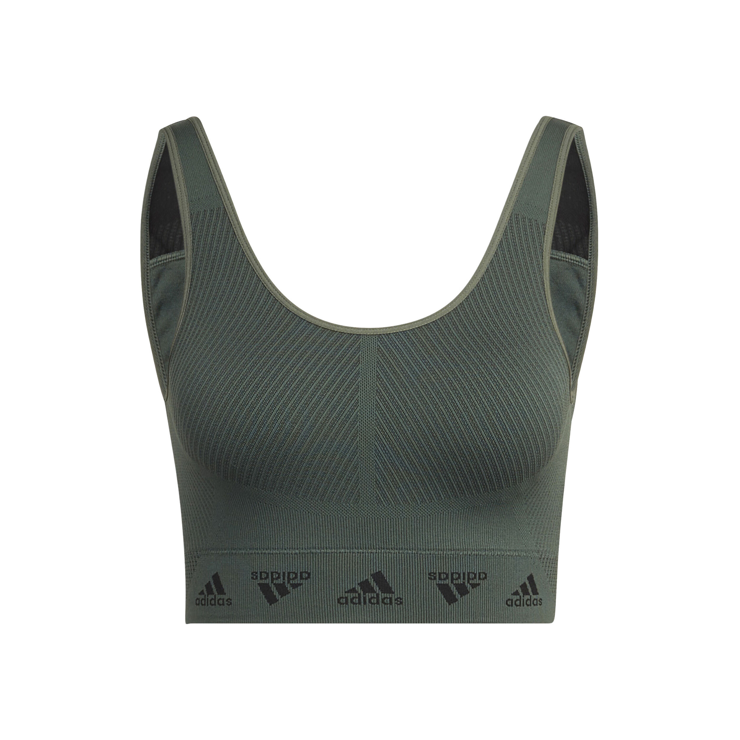 Aeroknit Sport-BH Damen - Grün