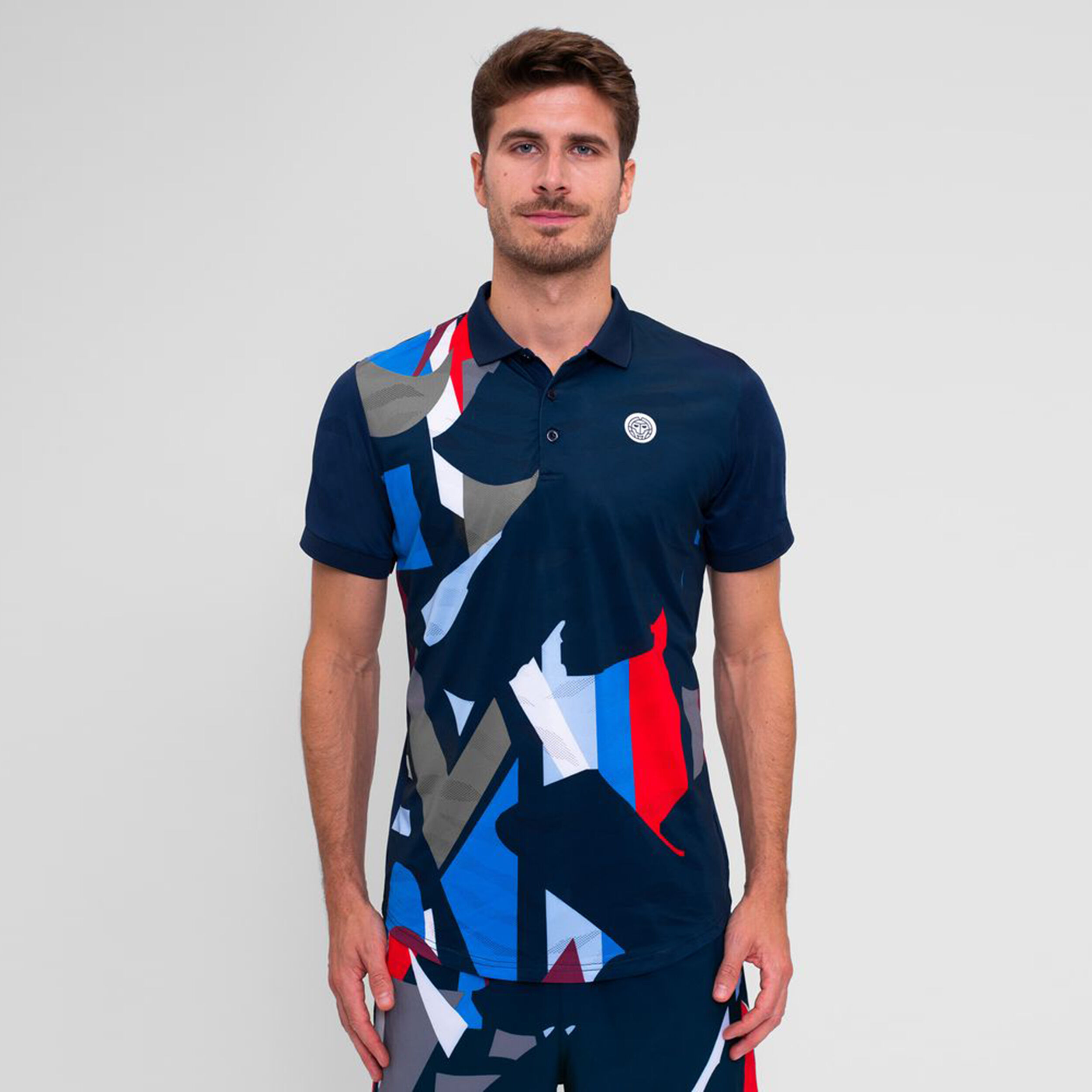 New York 2024 Polo Herren - Dunkelblau, Mehrfarbig