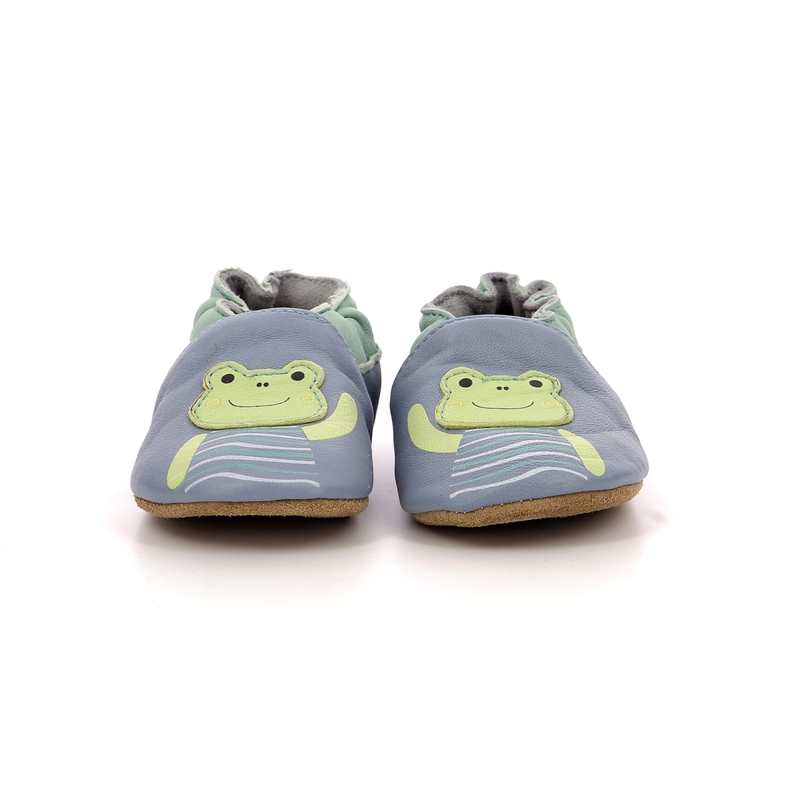 Chaussons cuir tannage vegetal Froggy Rain
