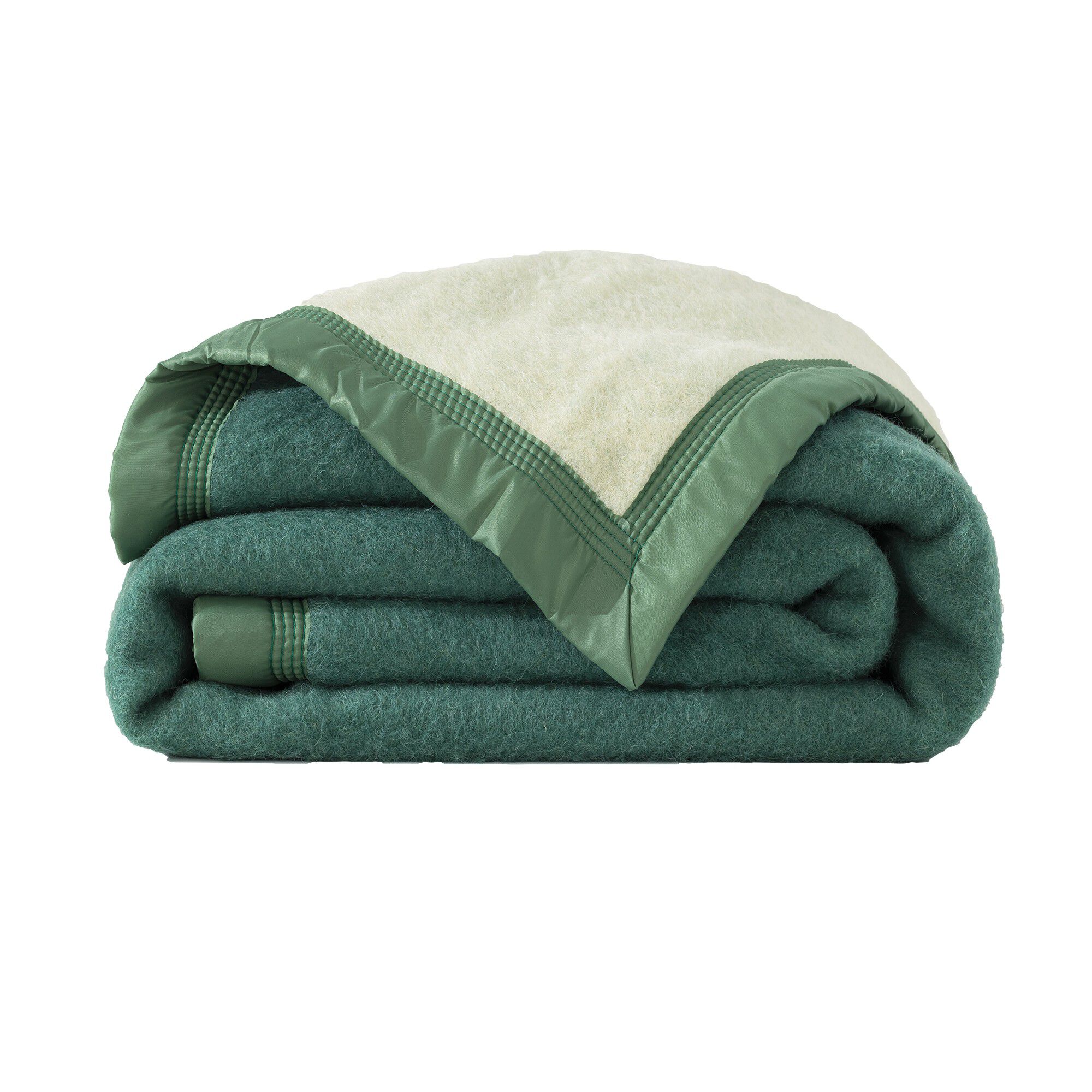 Couverture bicolore laine 800g/m2
