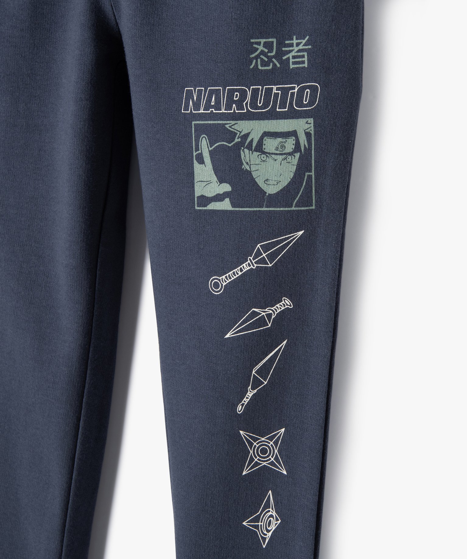 Pantalon de jogging avec motifs manga Garçon - Naruto bleu | GEMO