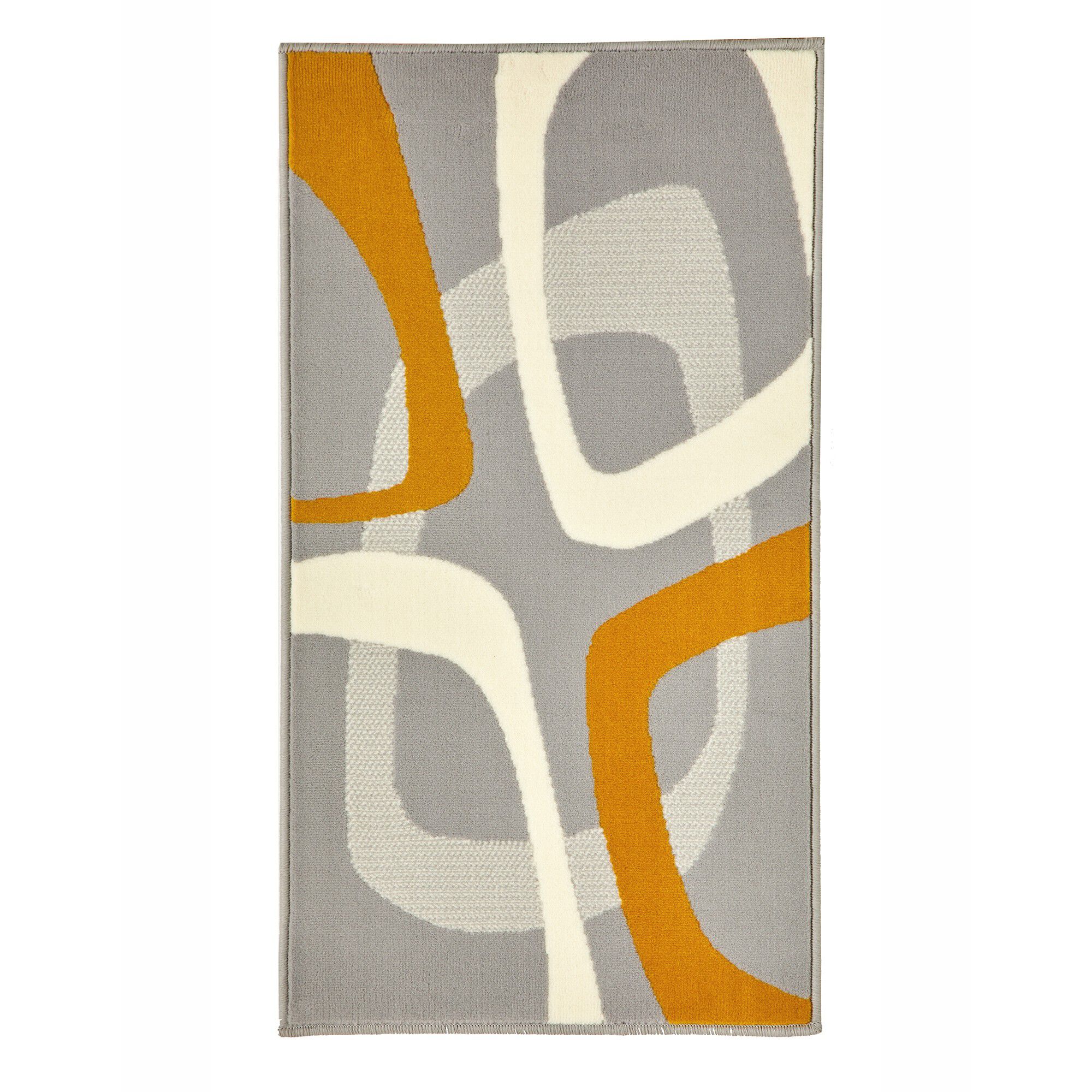 Tapis rectangulaire motif rétro