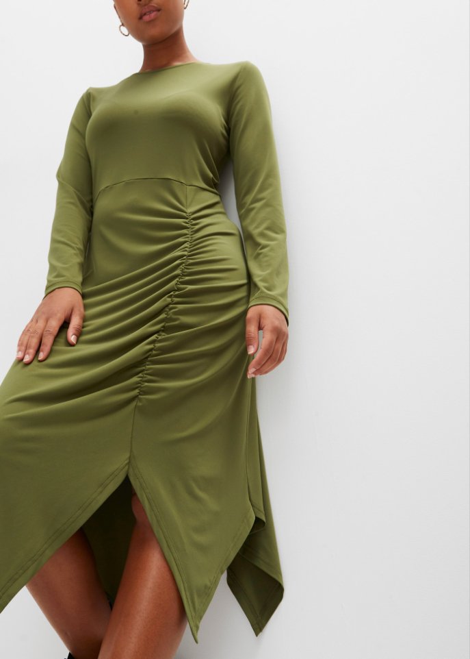 Shirtkleid mit Zipfelsaum