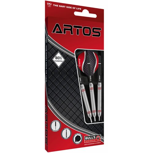 BULL'S DARTPFEIL ARTOS AR3 STEELDART, RED 80% TUNGSTEN