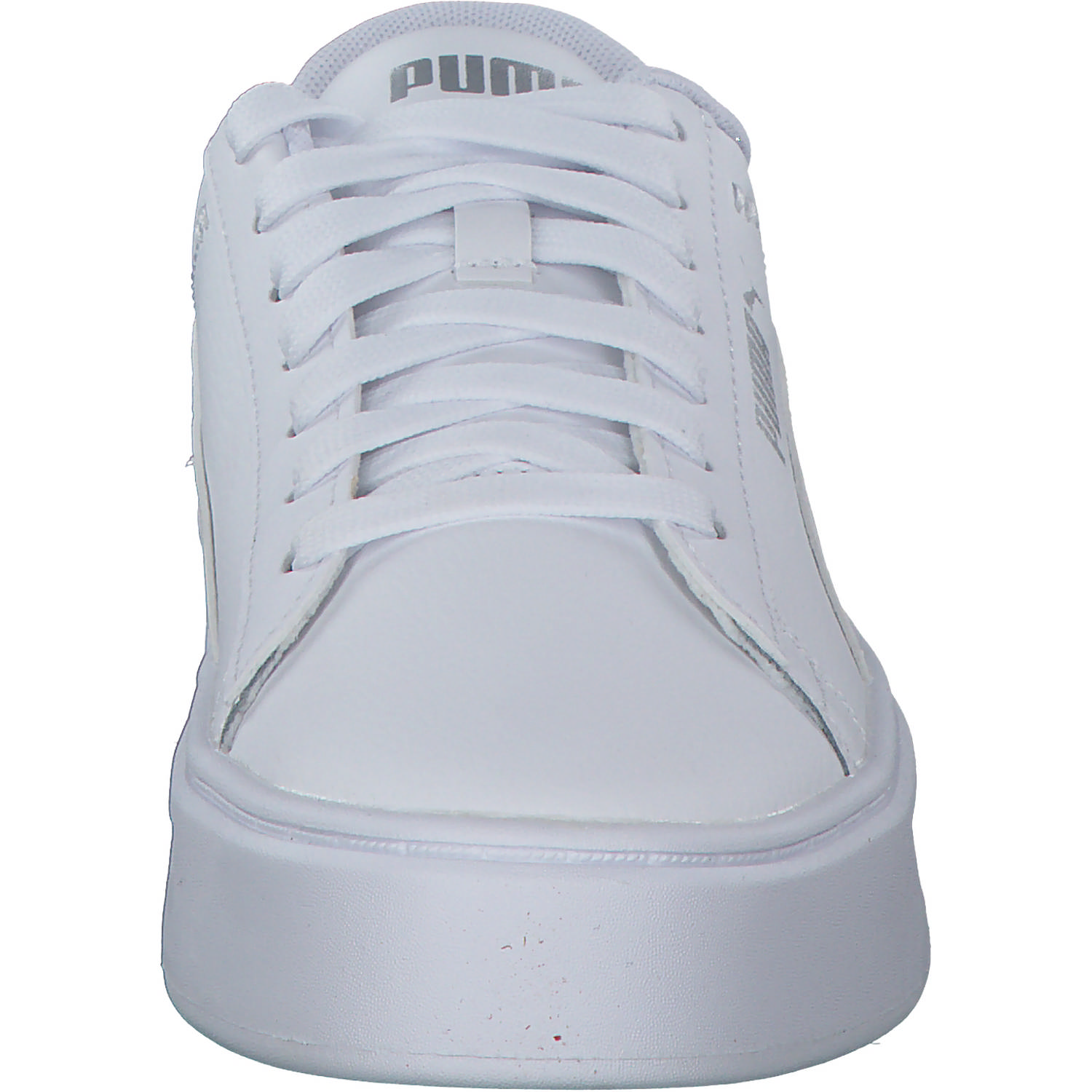 Puma Smash Platform v3 390758, Schnürschuhe, Herren, WHITE/SILVER