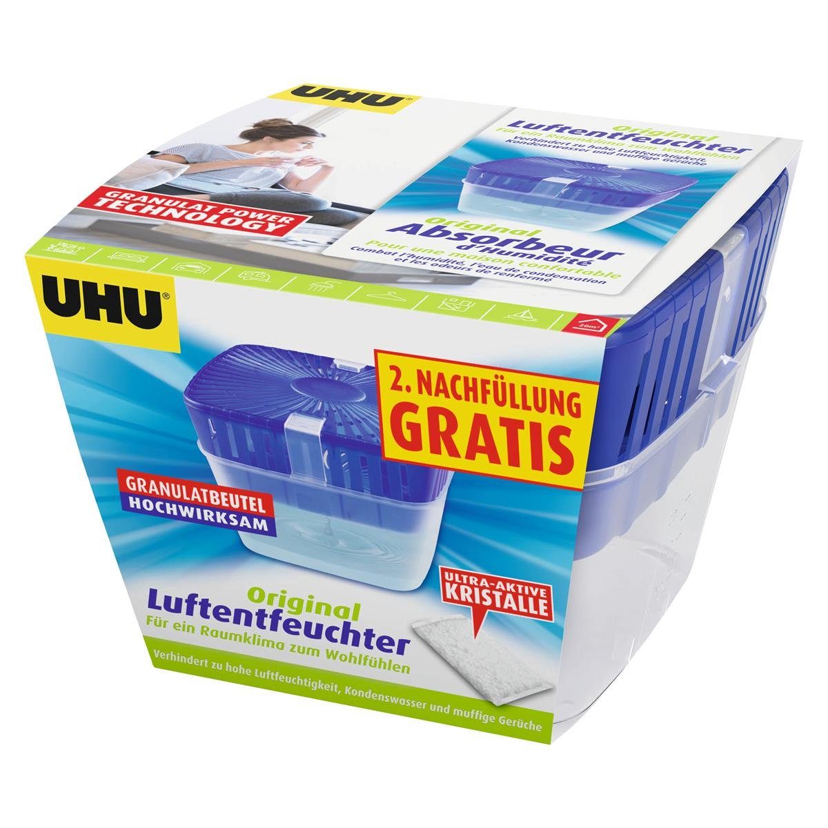 UHU Luftentfeuchter UHU 47130 Luftentfeuchter Original 450 g