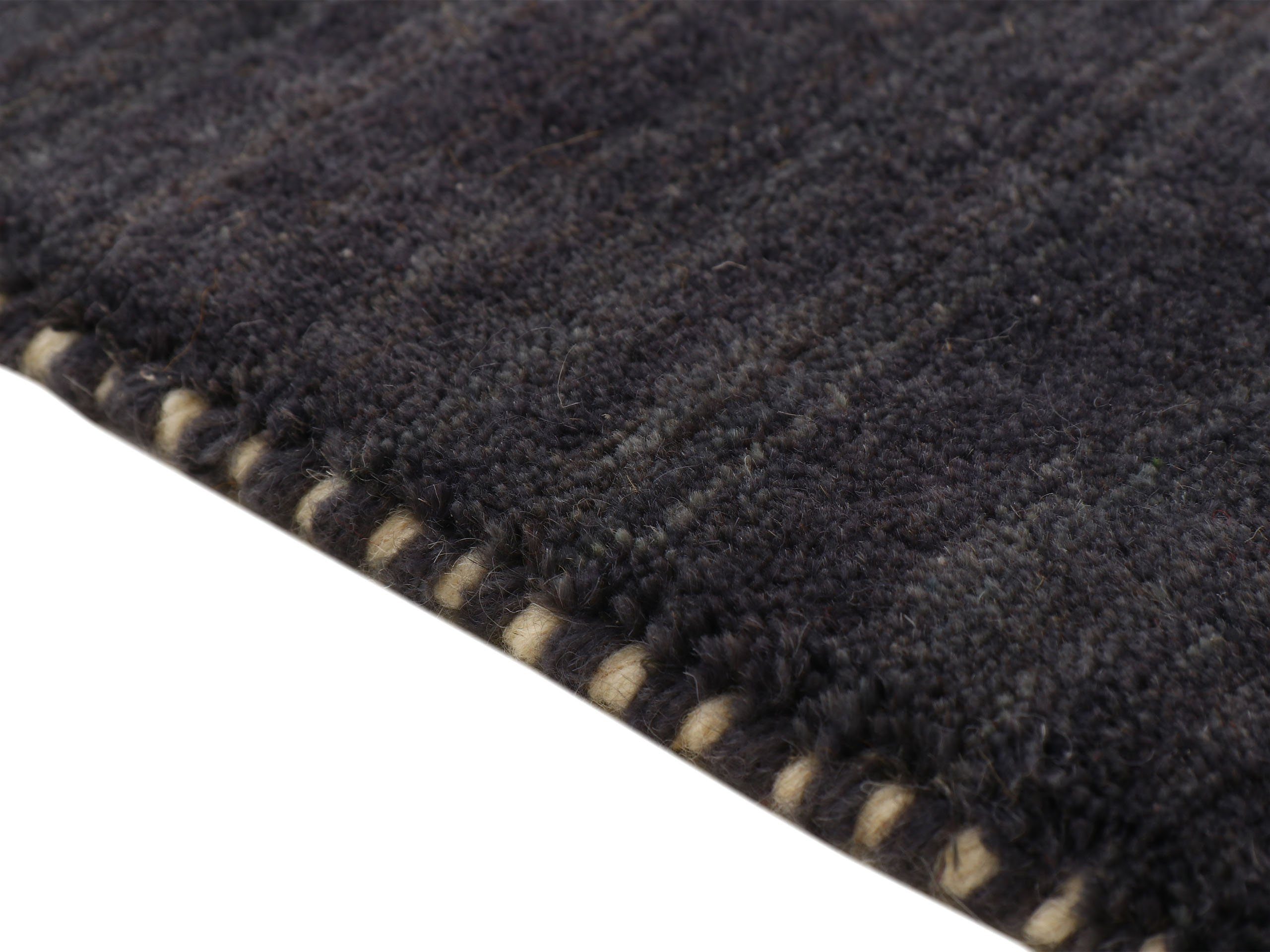 Wollteppich Gabbeh-Uni, carpetfine, quadratisch, Höhe: 15 mm, reine Wolle, handgewebt, Gabbeh Loom Tiermotiv, Sonderform Quadrat