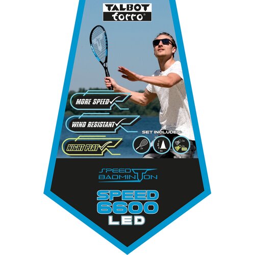 SPEED BADMINTON SPEEDBADMINTON SET SPEED 6600 LED IM SLINGBAG