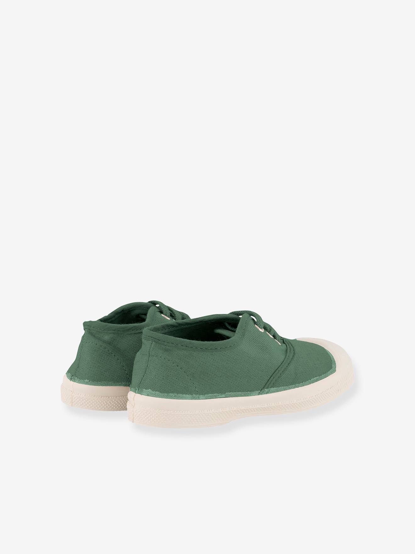 Tennis à lacets coton enfant BENSIMON® rose
