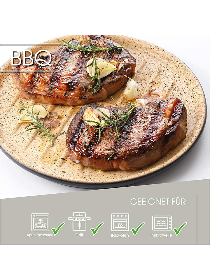 Römertopf Grillplatte in Beige - Ø 32,5 cm günstig kaufen onesize