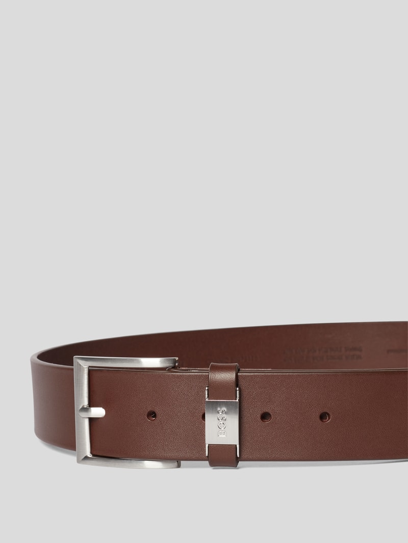 Gürtel in Leder-Optik in dunkelbraun