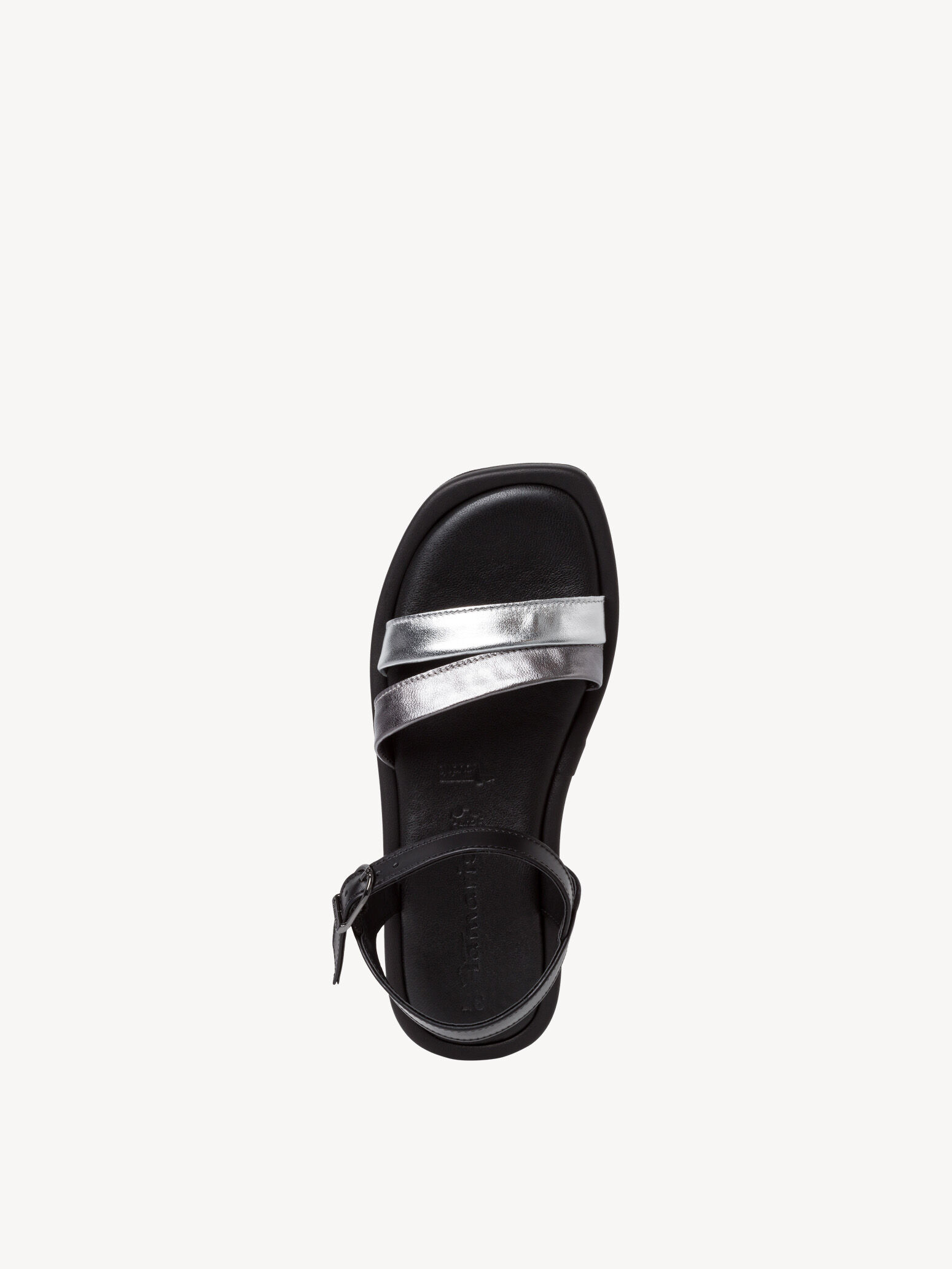 Sandale en cuir - noir