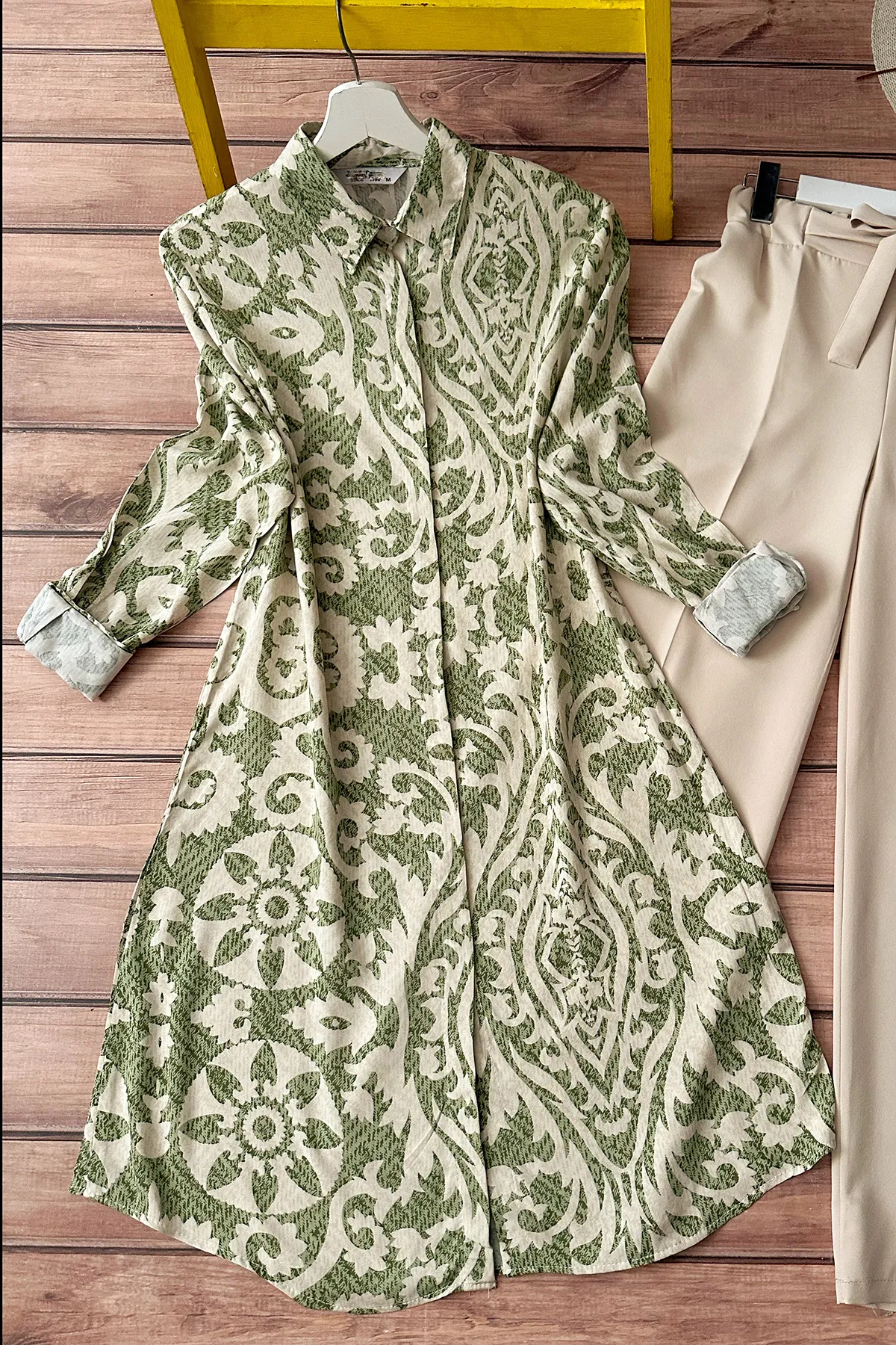MODAQU  Tunika - Grün - Regular Fit