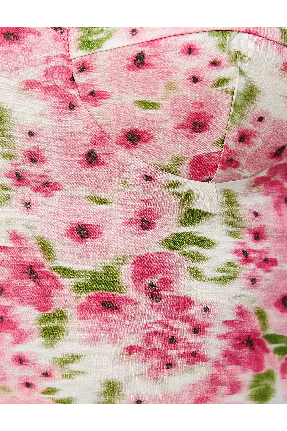 Koton  Crop Bustier mit Blumenmuster und Trägern