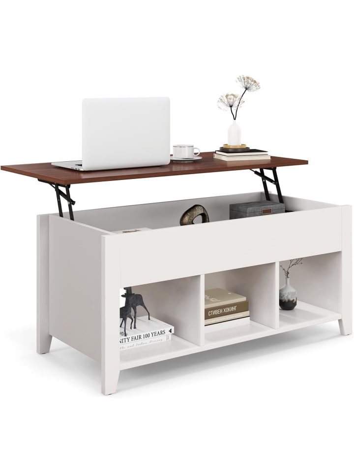 COSTWAY Couchtisch in Beige günstig kaufen onesize