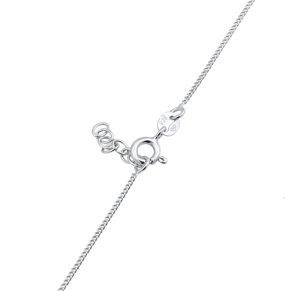 Elli Elli Collier Femme Ange avec Cristal Enfant - (925/1000) Argent collier