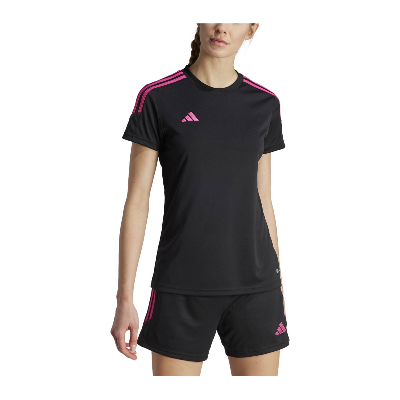 adidas Tiro 23 Club Trikot Damen Schwarz Pink