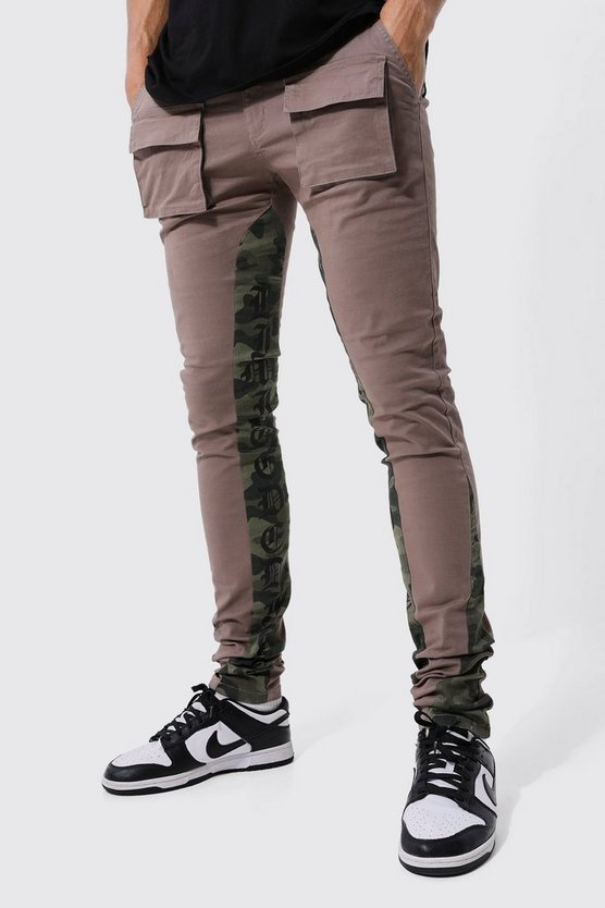 Tall Skinny Camouflage Cargo-Hose