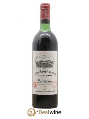 Château Grand Puy Lacoste 5ème Grand Cru Classé  1981 - Lot de 1 Bouteille