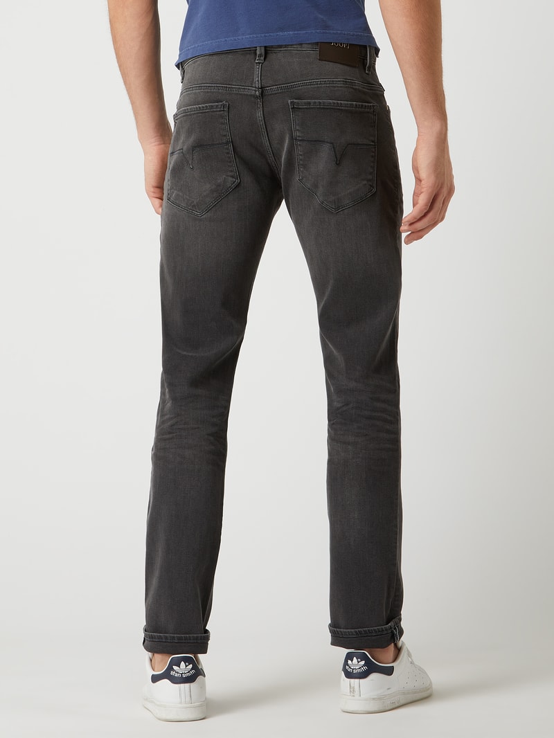 Slim Fit Jeans mit Stretch-Anteil Modell 'Stephen' in mittelgrau