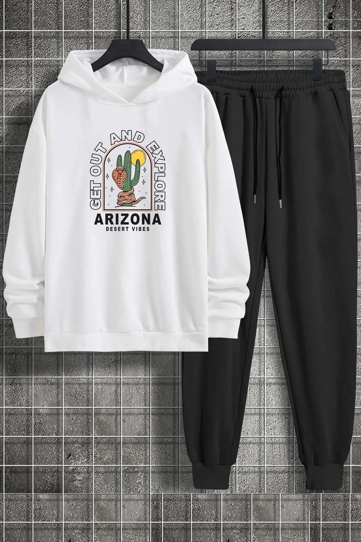 uyguntarz  Bedrucktes Unisex-Trainingsanzugset „Arizona“.