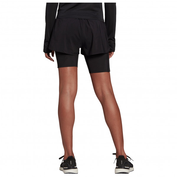 adidas - Women's Reebok Identity 3-Bars Two-In-One - Laufshorts