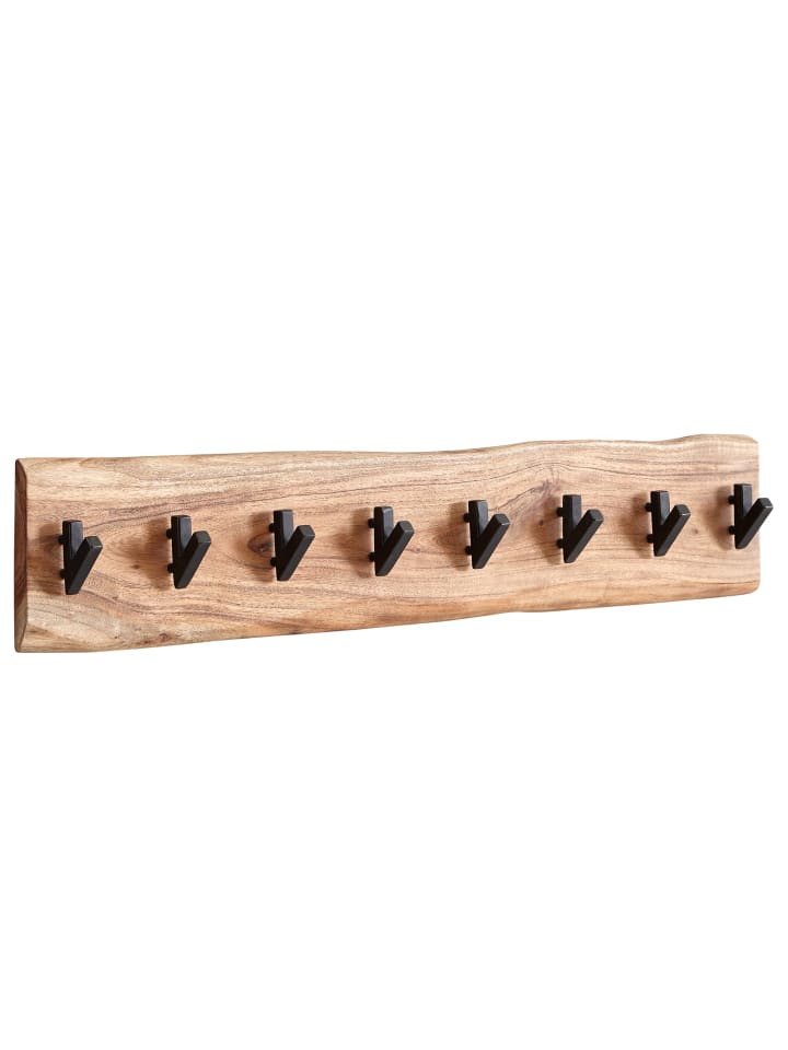KADIMA DESIGN Garderobe mit Baumkante, Rustikaler Flurgarderobe, 8 Haken für Jacken günstig kaufen onesize
