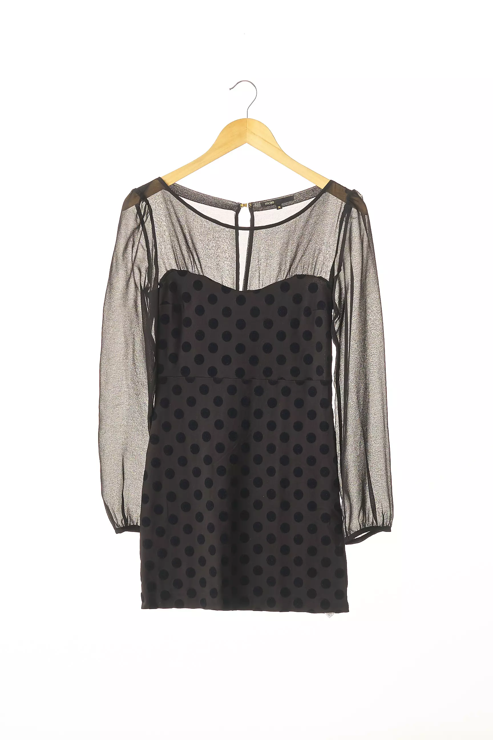 Maje Robes Courtes Femme couleur noir