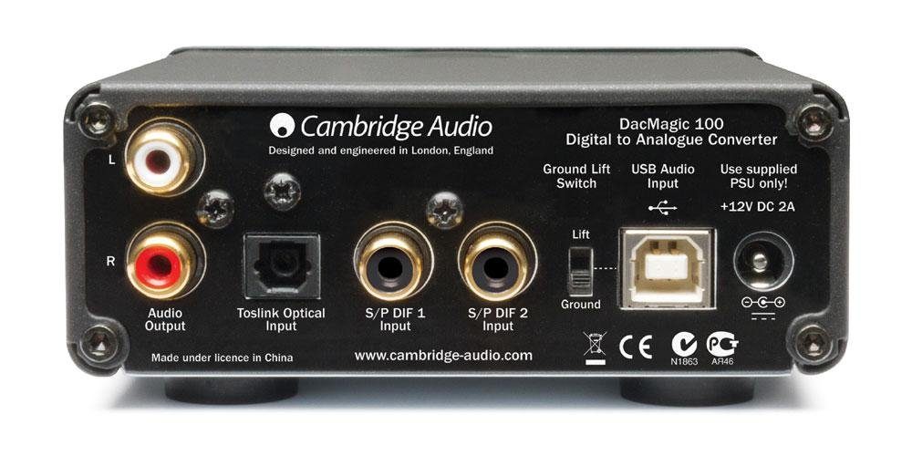 Cambridge Audio DacMagic 100 schwarz Digital Analog Wandler DAC Audioverstärker