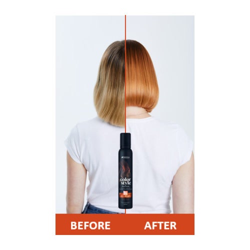 Mousse Indola Color Style 200 ml Argento