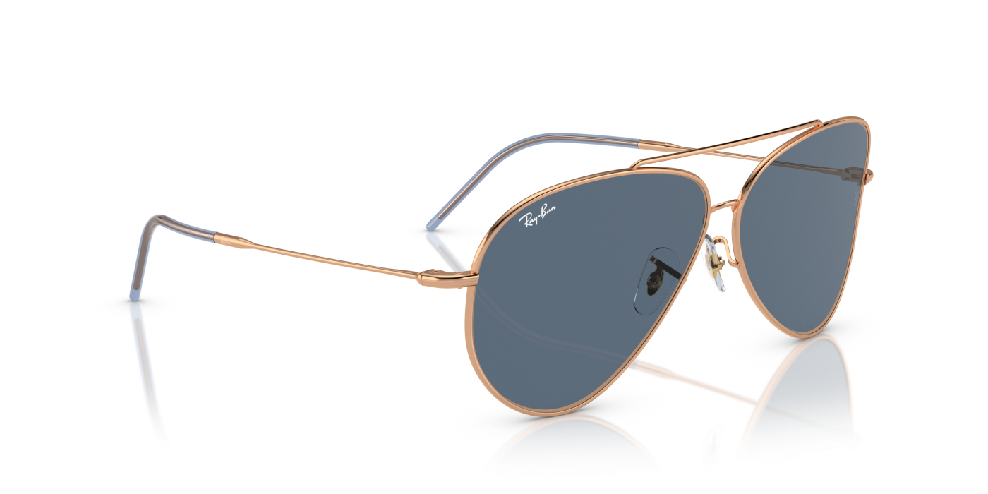 AVIATOR REVERSE - Albastru-roz-auriu strălucitor