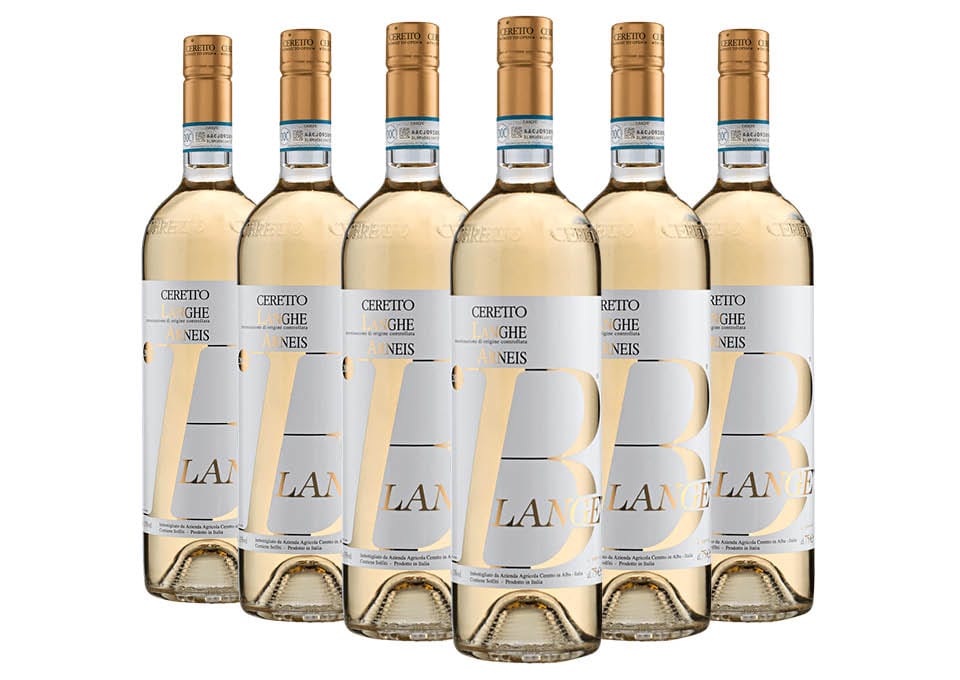 Langhe Arneis  DOC Blangé 2023 Ceretto 6 bouteilles de 0,75 ℓ