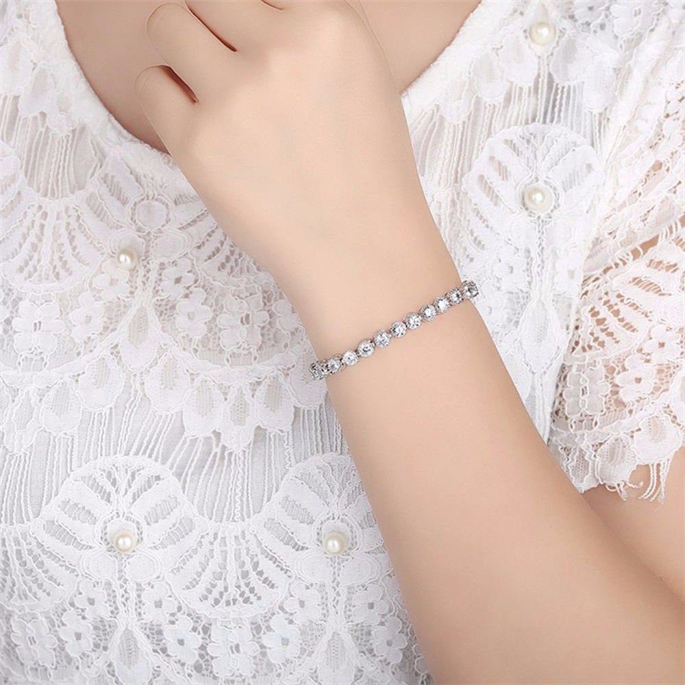 Kim Johanson Tennisarmband Emma (1-tlg), mit Zirkonia Kristalle