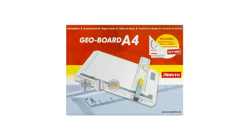 ARISTO Geo Board Zeichenplatte A4 - Schnellzeichendreieck