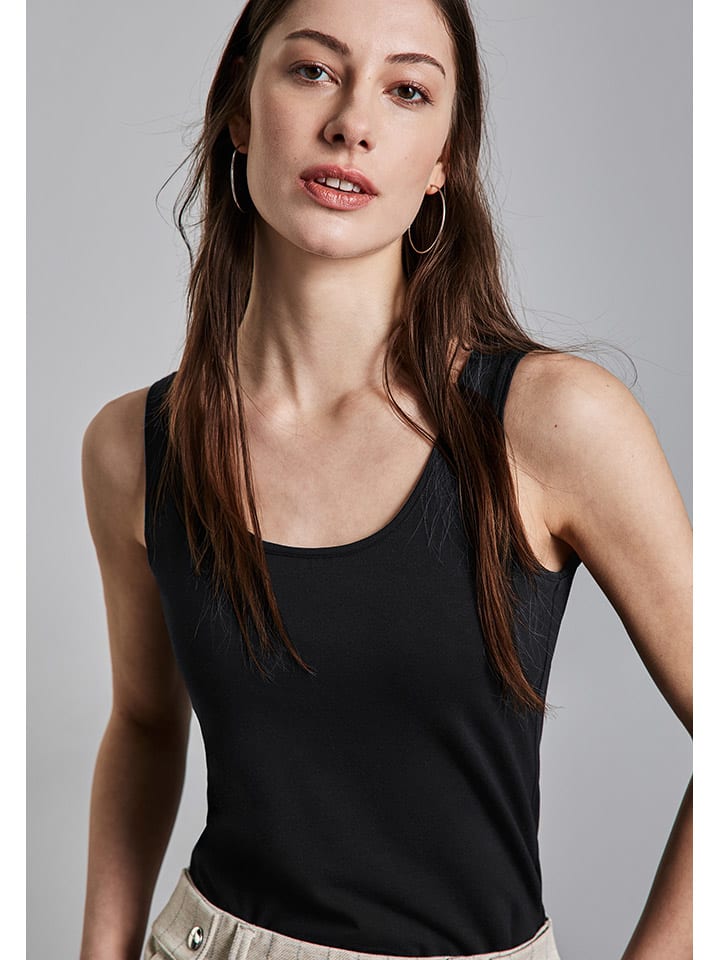 Street One Top in Schwarz günstig kaufen