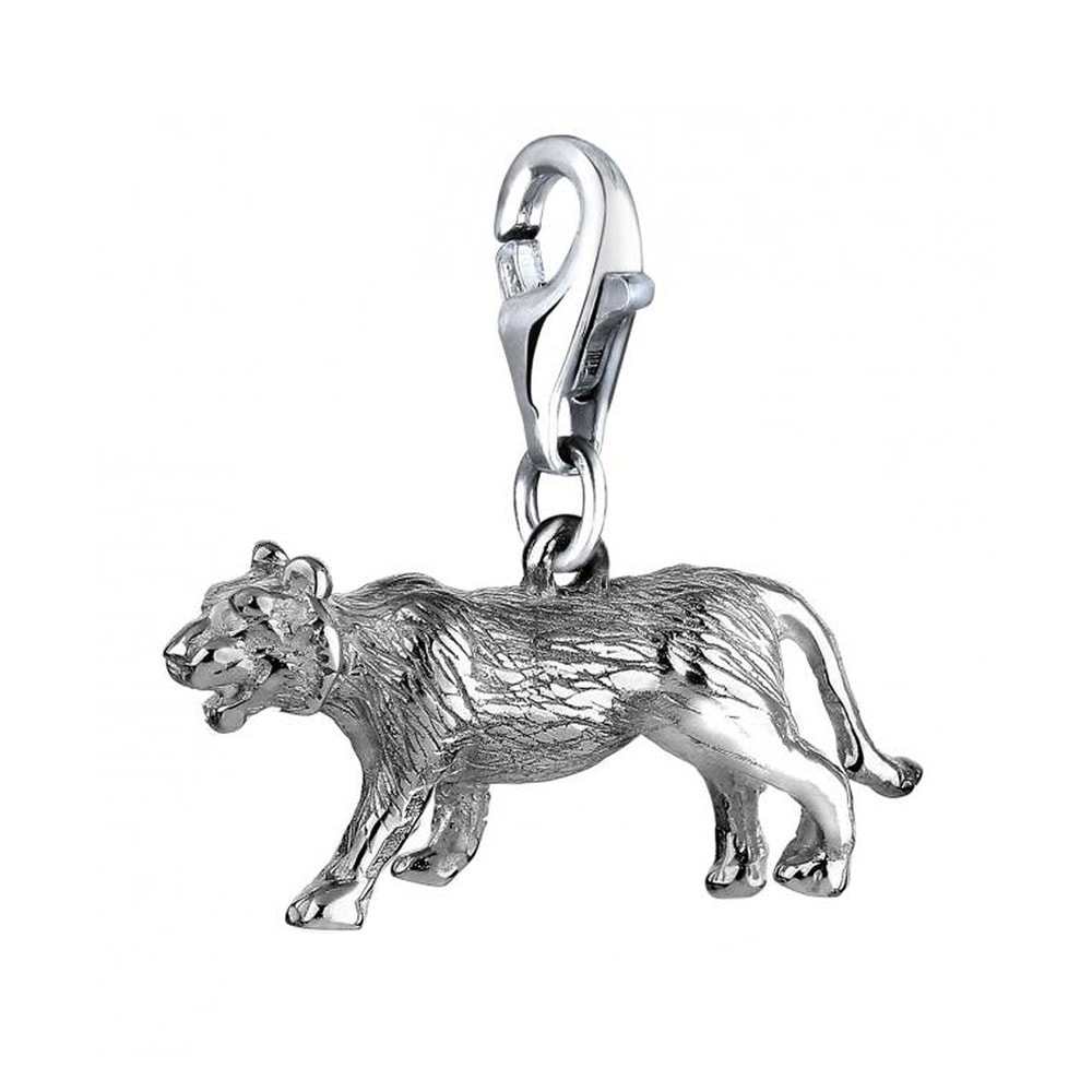 Nenalina Nenalina Amulette Anhänger Tiger Tier Bead 925 Sterling Silber Pendentif